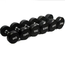 Load image into Gallery viewer, 5KG Rubber Dumbbells