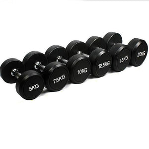 5KG Rubber Dumbbells