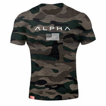 Load image into Gallery viewer, Camouflage Sport Training Cotton T-shirt