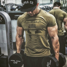 Load image into Gallery viewer, Camouflage Sport Training Cotton T-shirt